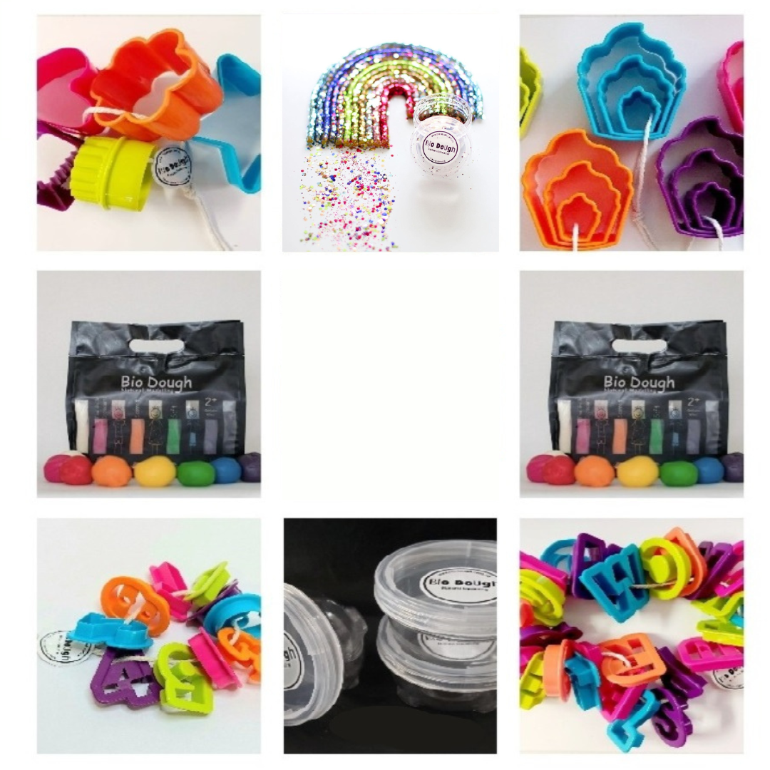 Bio Dough | Big Value Bundle | All Natural, Eco-Friendly, Kids Dough for Sensory Play | Kit