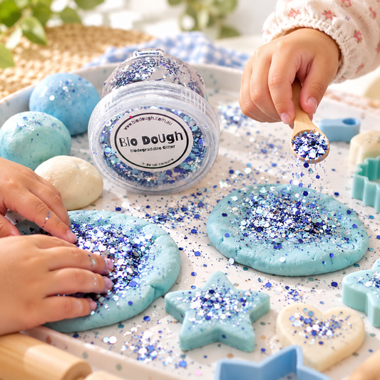 Marine Mix Biodegradable Glitter for Sensory Play
