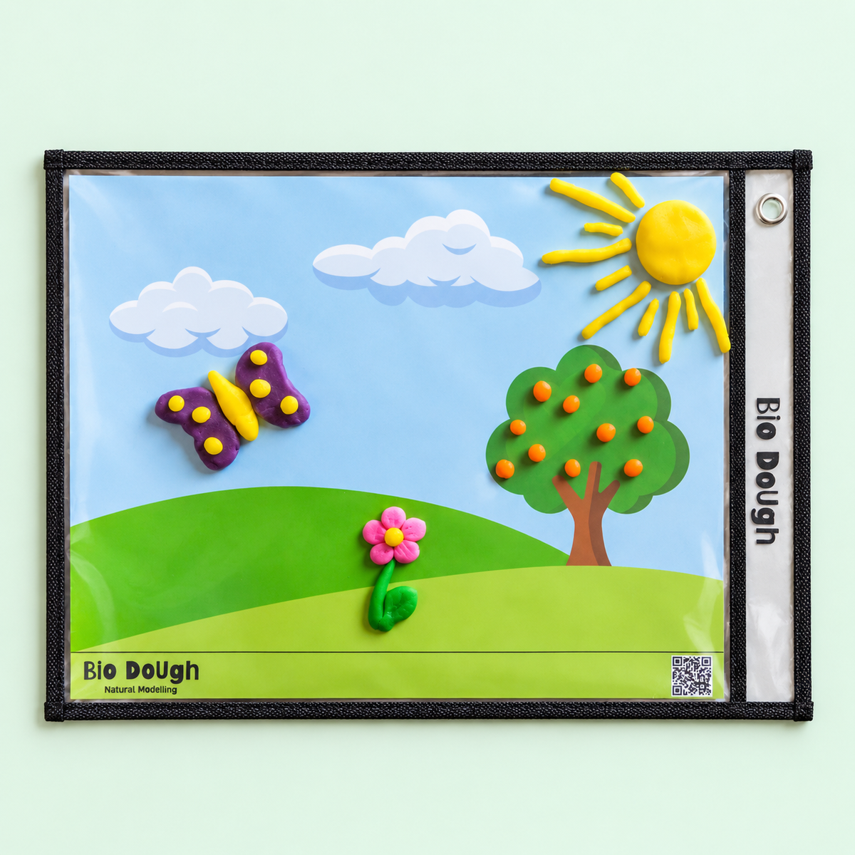 Bio DoUgh Pocket Sleeve Playdough Play to Learn Kit