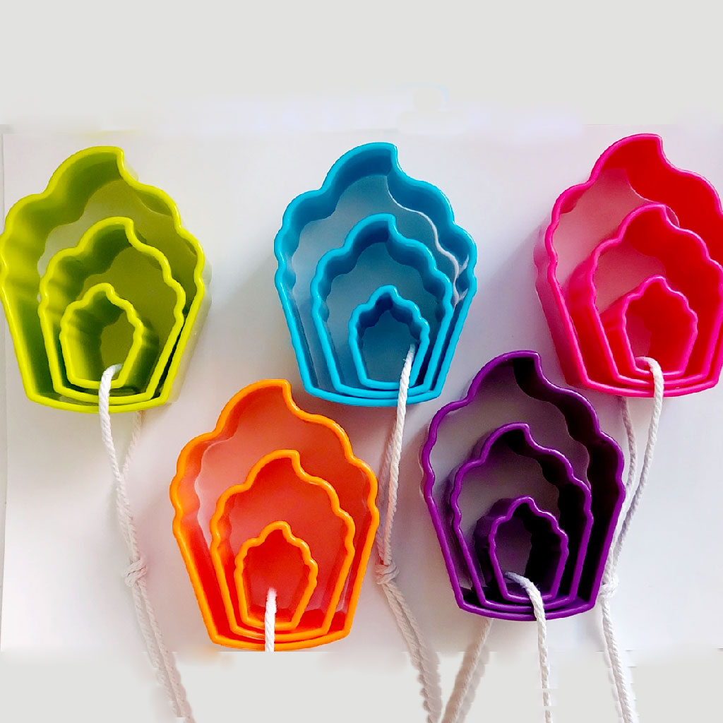 Fun Trio Cupcake Play Dough Cutters