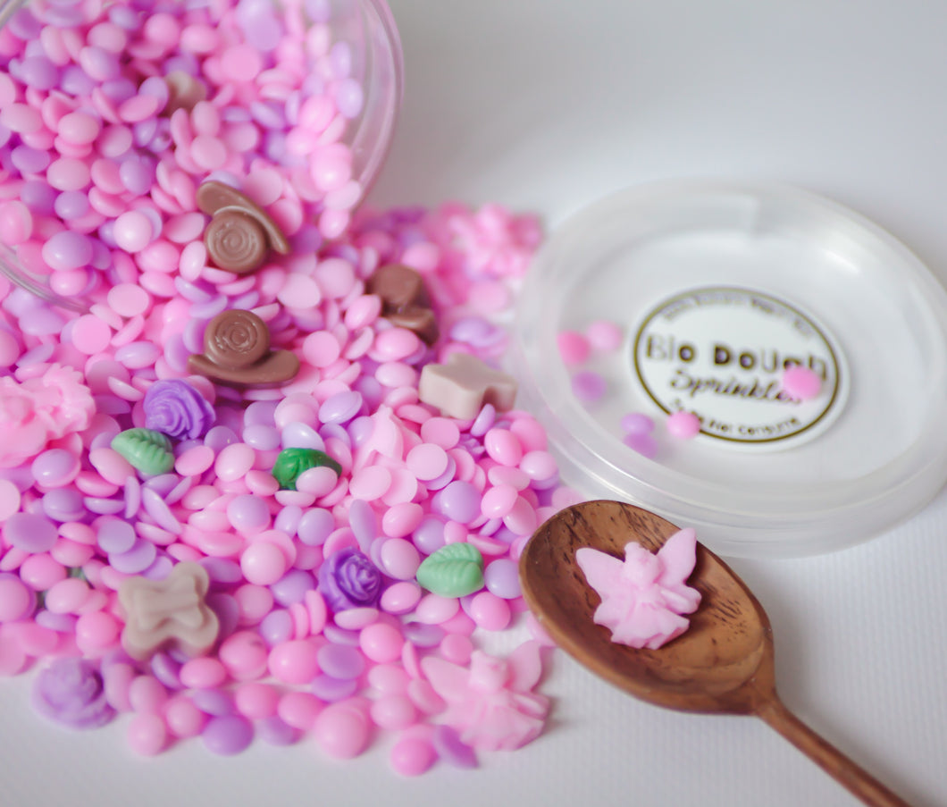 Bio DoUgh Sprinkles — Little Fairies -  All Natural, Eco-Friendly, Kids Dough Sprinkles for Sensory Play