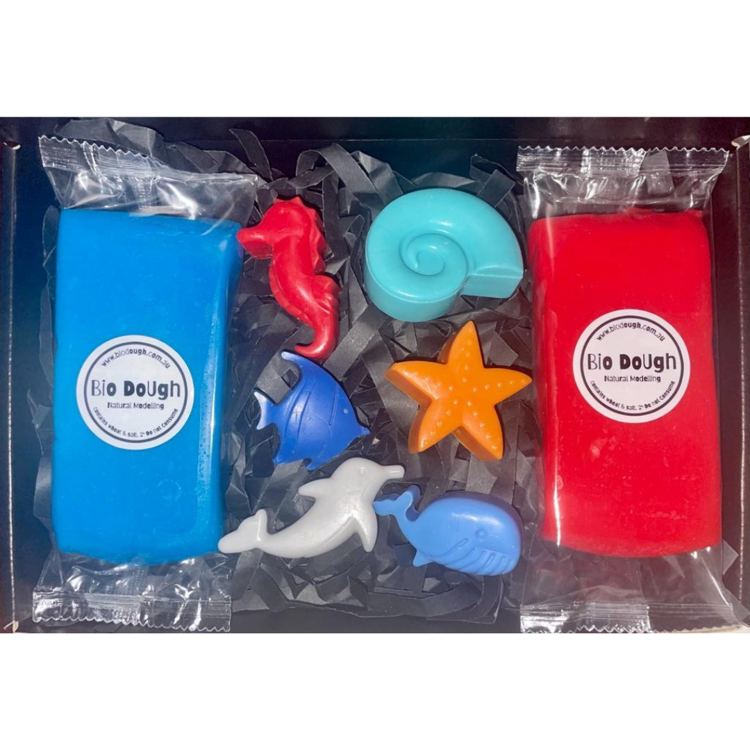 Bio DoUgh Figurines | Under The Sea | All Natural, Eco-Friendly, Kids Dough & Figurines for Sensory Play