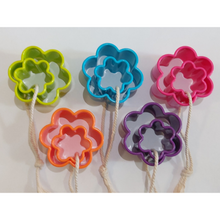 Load image into Gallery viewer, Bio Dough - Dough Shape Cutters - Fun Duo Flower Shape Cutters
