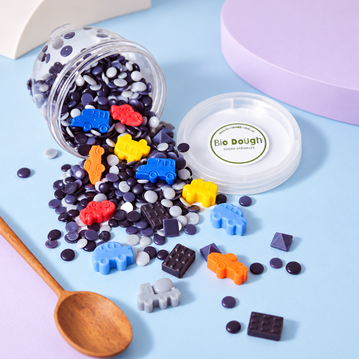 Bio DoUgh Vroom Vroom Cars Sprinkles for Playdough