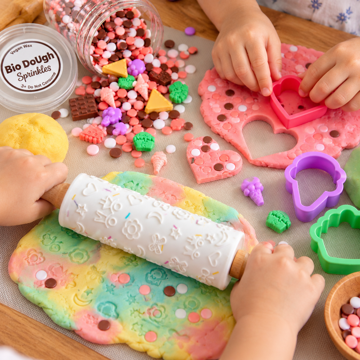 Bio DoUgh Sweet Tooth Dessert Sprinkles for Playdough