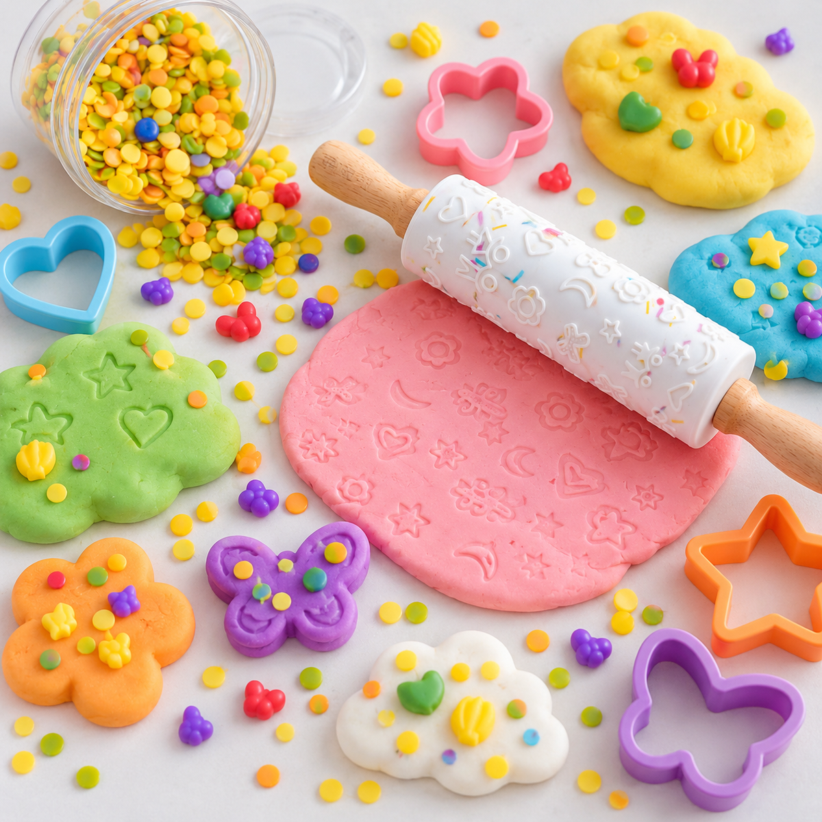 Bio DoUgh Tutti Frutti Sprinkles for Playdough