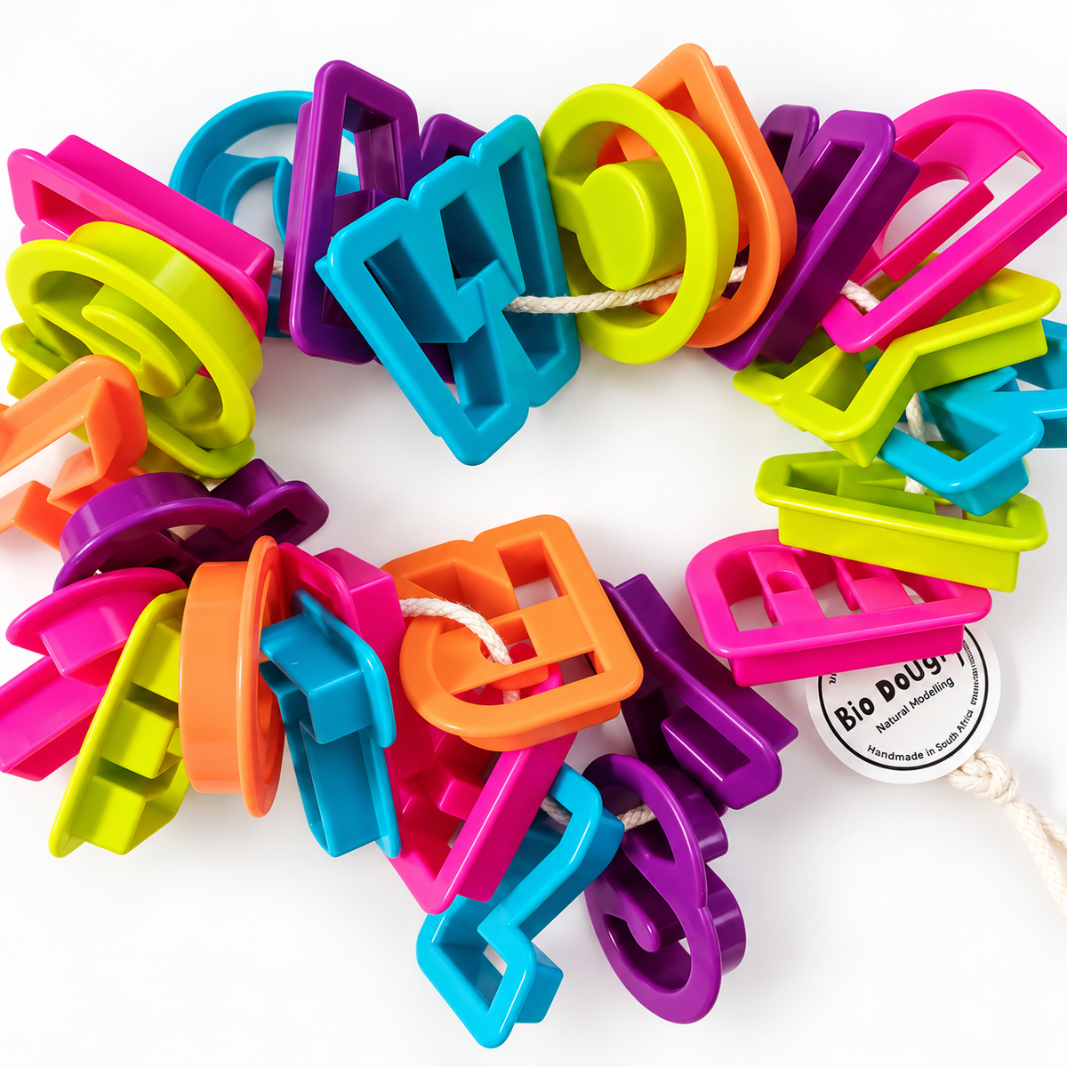 Alphabet Cutters for Playdough A-Z - Bio DoUgh