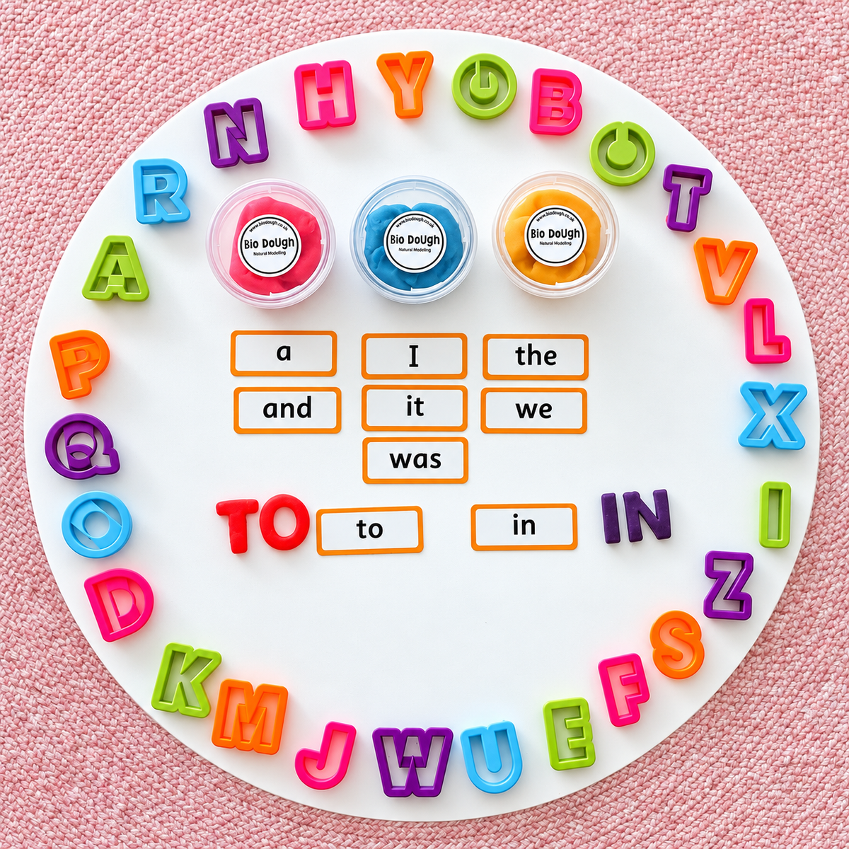 Alphabet Cutters for Playdough A-Z - Bio DoUgh