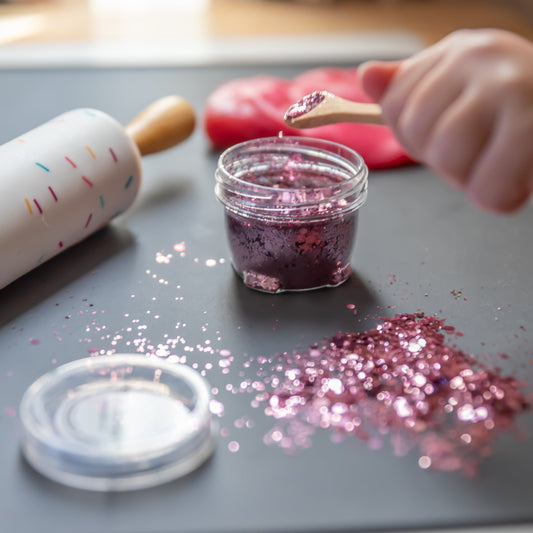 Dusty Pink Glitter Biodegradable, Eco-Friendly, Non-Toxic Glitter for Kids