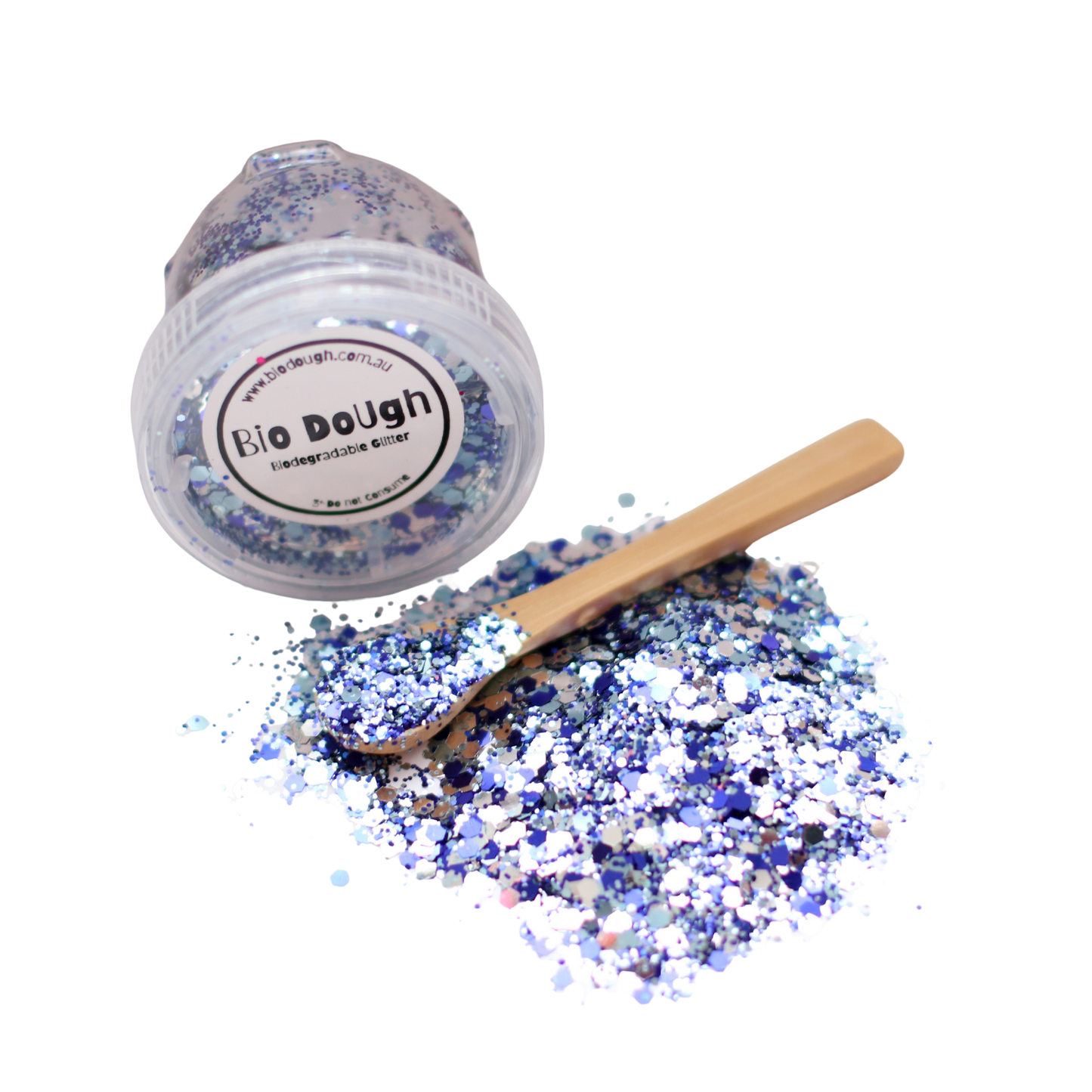 Eco-friendly marine mix glitter for art and craft projects