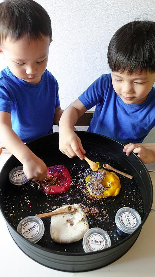 Kids craft glitter made from sustainable materials