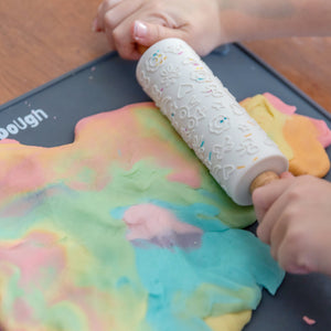 Kids Fun Embossed Silicone Rolling Pin