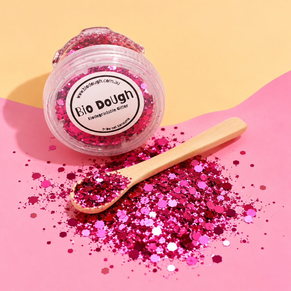 Pink Glam Biodegradable Glitter for Sensory Play