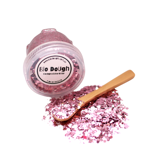 Dusty Pink Glitter Biodegradable, Eco-Friendly, Non-Toxic Glitter for Kids