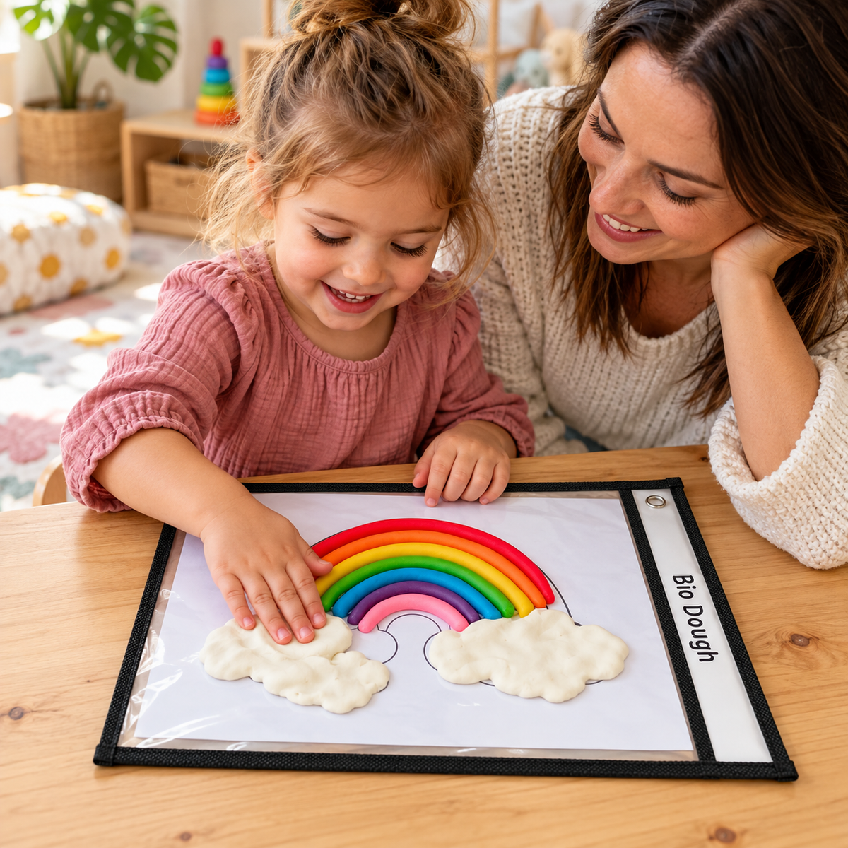 Bio DoUgh Pocket Sleeve Playdough Play to Learn Kit