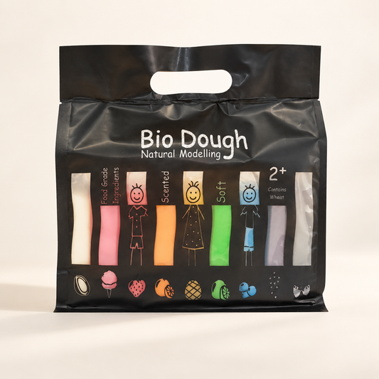Rainbow in a Bag | 9 Colours of Natural Scented Playdough for Kids