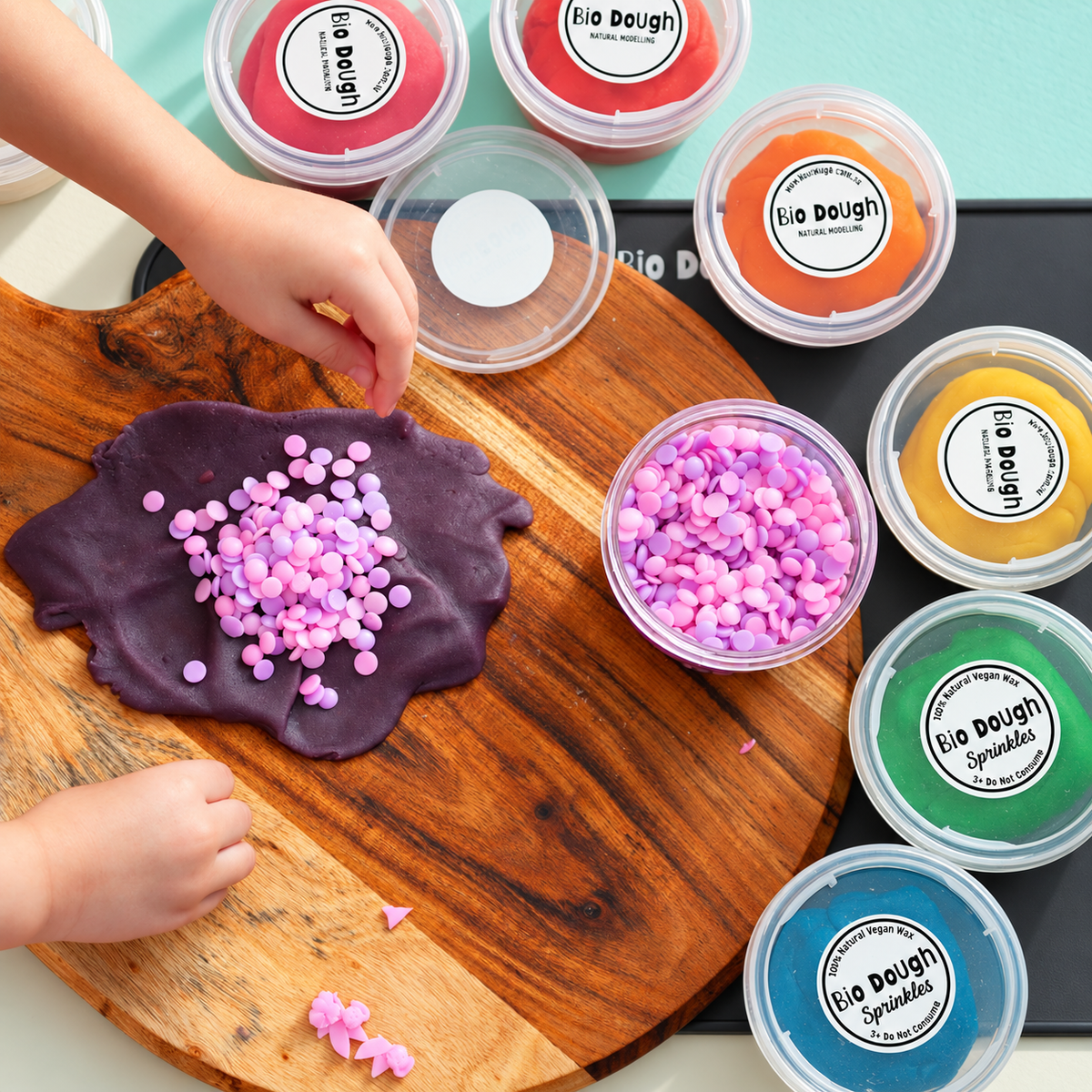 Playdough BPA Free Storage Containers | Bio DoUgh Lock & Stack