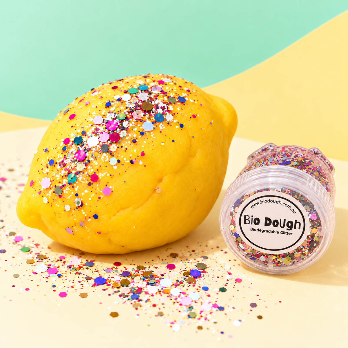Yellow Pineapple Confetti Playdough Gift Set