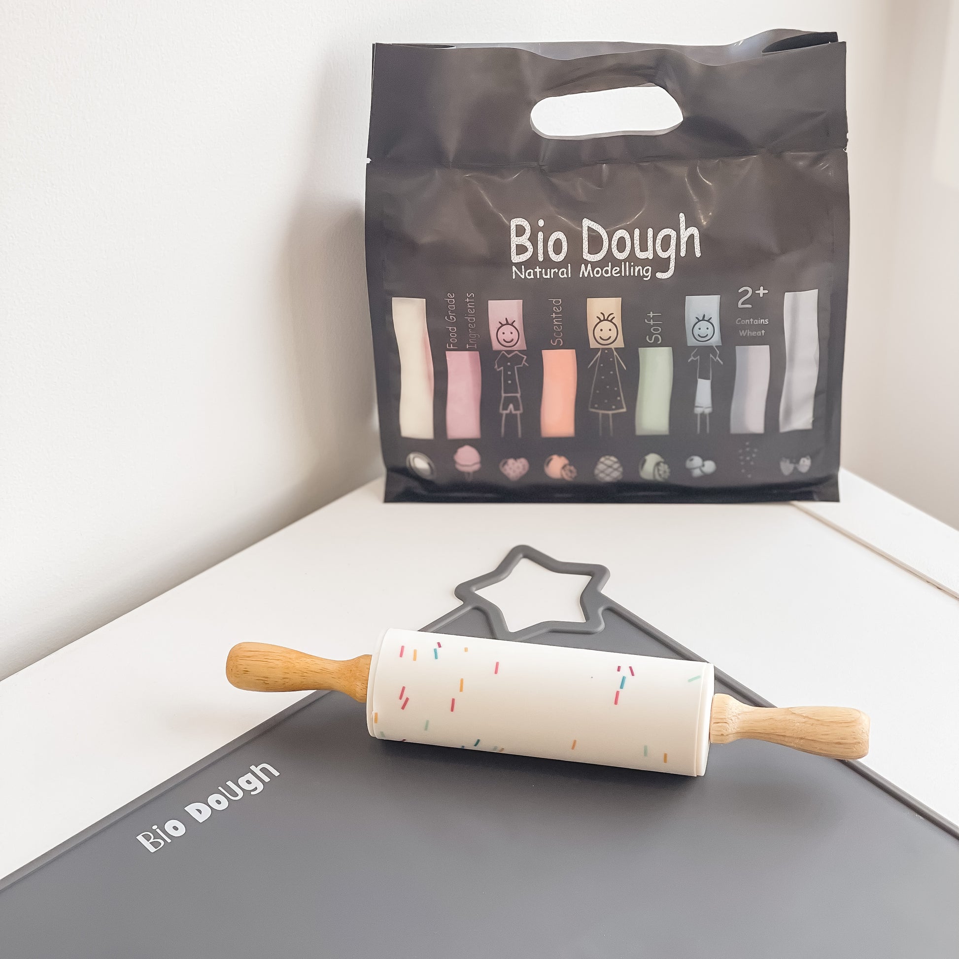 Australian-Made Bio DoUgh Rolling Pin for Children’s Creative Play