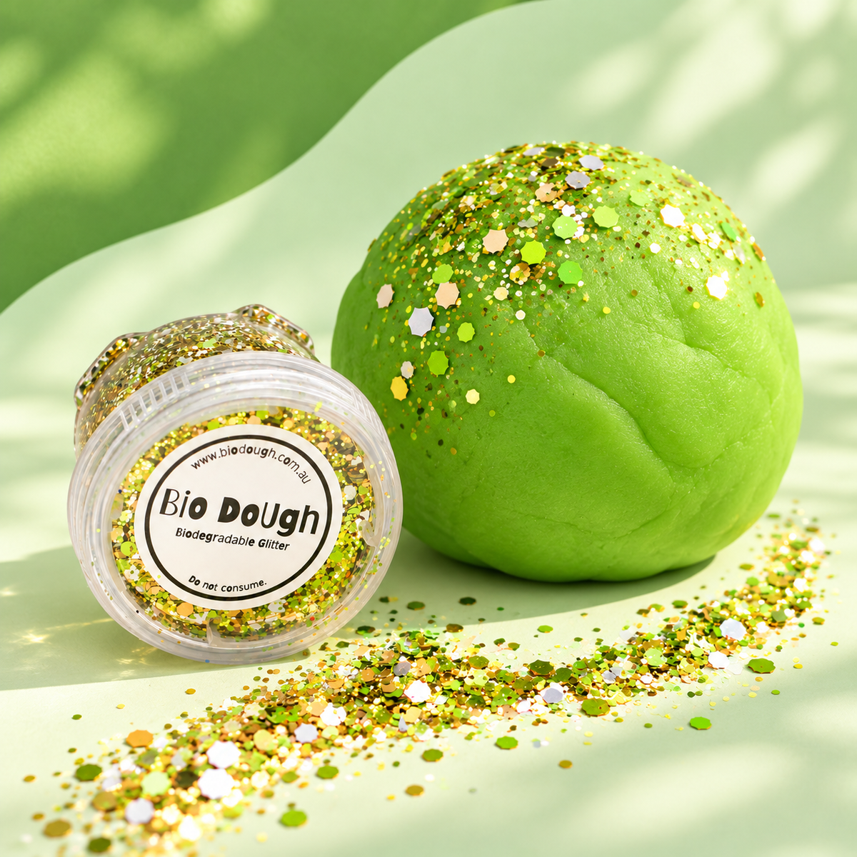 Green Dinosaur Mini Playdough Gift Set