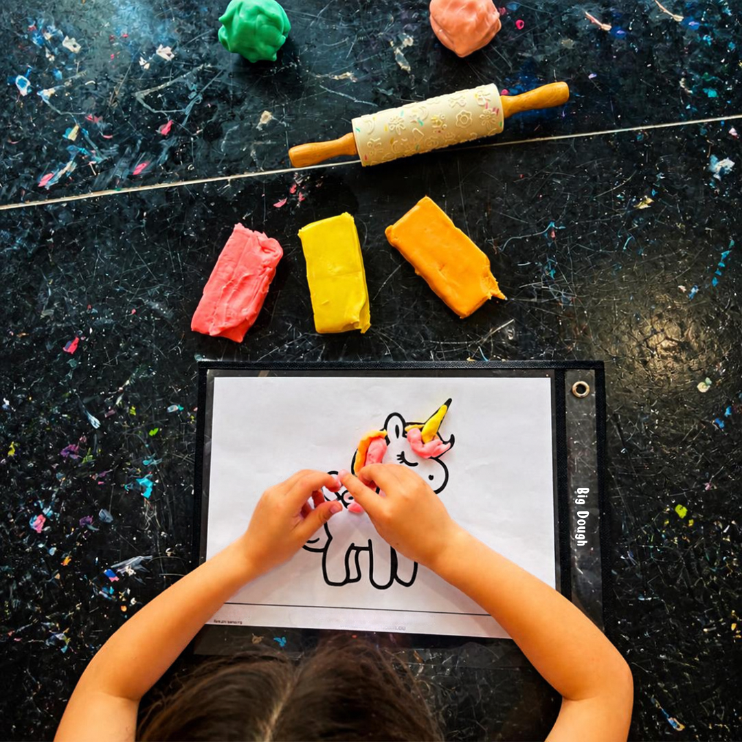 Bio DoUgh Pocket Sleeve Playdough Play to Learn Kit