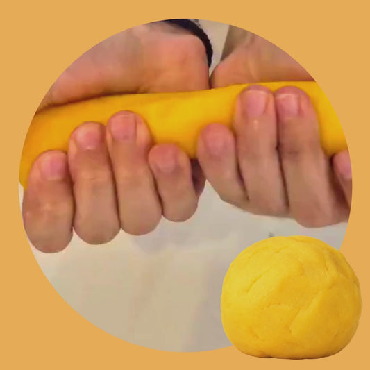 Yellow Pineapple Confetti Playdough Gift Set