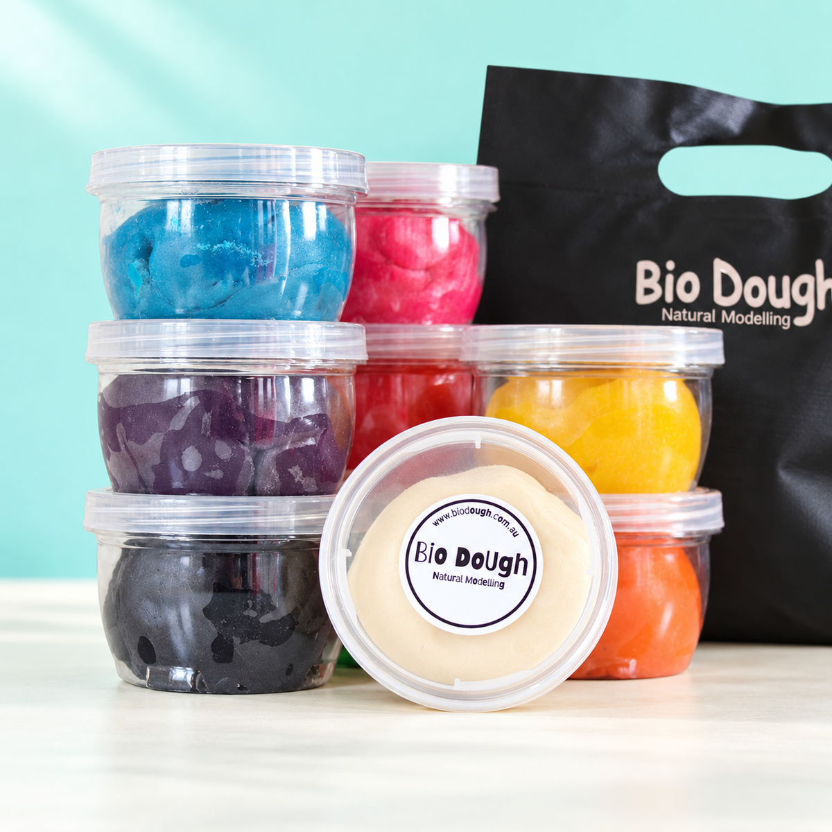 Playdough BPA Free Storage Containers | Bio DoUgh Lock & Stack
