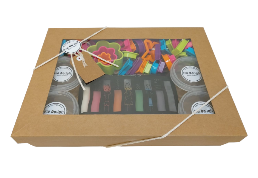 Gift Box Filled With Play Dough And Accessories