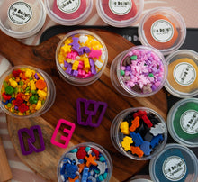 Load image into Gallery viewer, Bio DoUgh Sprinkles — Vroom Vroom Cars - All Natural, Eco-Friendly, Kids Dough Sprinkles for Sensory Play
