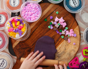 Bio DoUgh Sprinkles — Little Fairies -  All Natural, Eco-Friendly, Kids Dough Sprinkles for Sensory Play