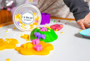 Bio DoUgh Sprinkles — Rainbow Unicorns - All Natural, Eco-Friendly, Kids Dough Sprinklesfor Sensory Play