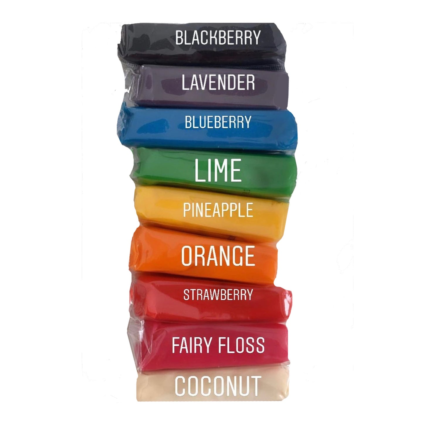 20 x Rainbow in a Bag | 9 fun colours and scents - Wholesale