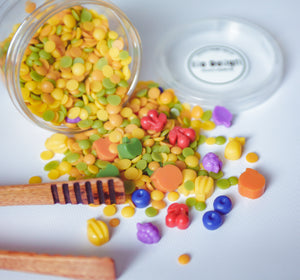 Bio DoUgh Sprinkles — Tutti Frutti - All Natural, Eco-Friendly, Kids Dough Sprinkles for Sensory Play