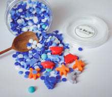 Load image into Gallery viewer, Bio DoUgh Sprinkles — Under The Sea - All Natural, Eco-Friendly, Kids Dough Sprinkles for Sensory Play
